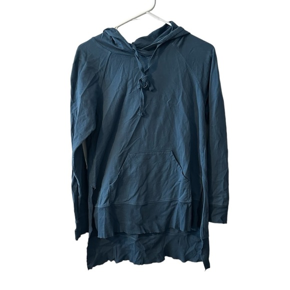 Anthropologie Left of Center oversize XS hooded pullover 100% cotton made in USA - Picture 1 of 10